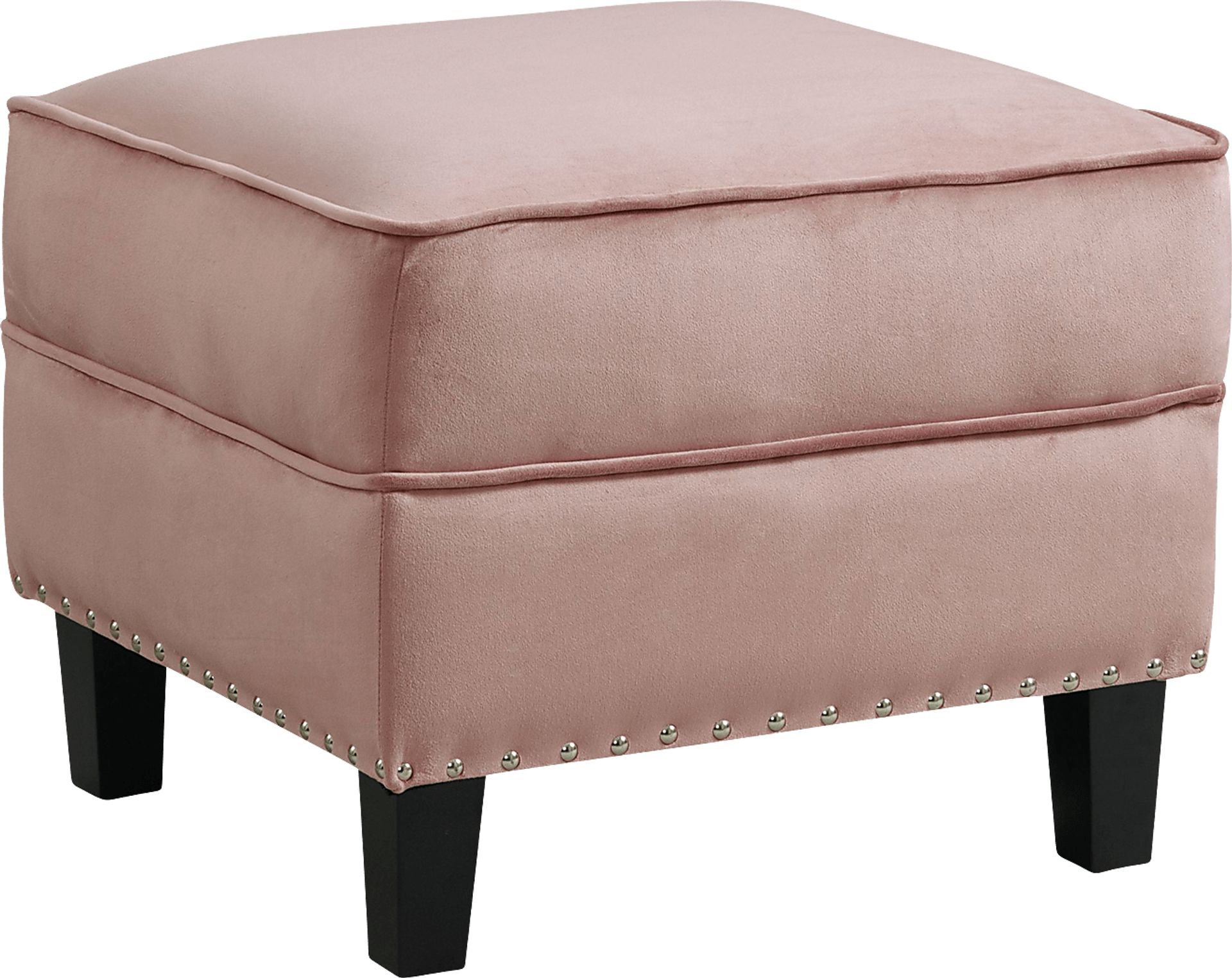 Ginnbrooke Blush Ottoman - Image 1