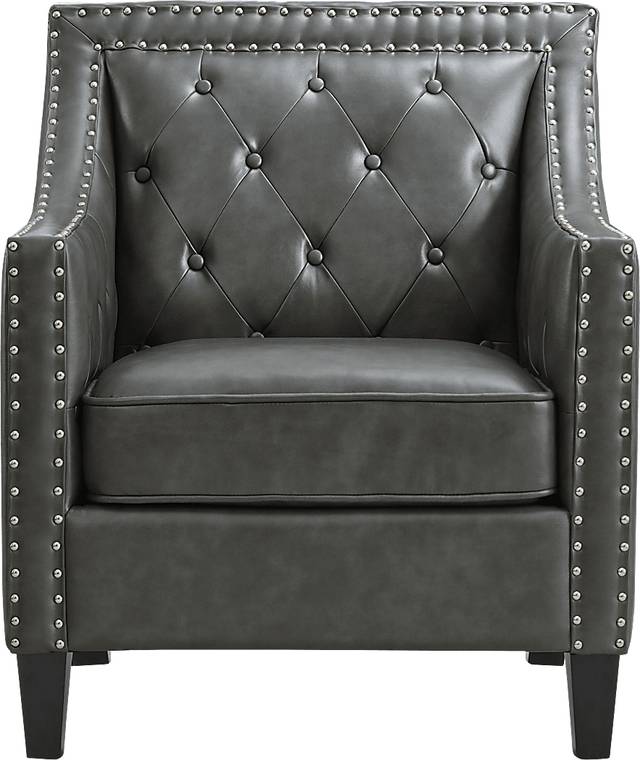 Ginnbrooke Dark Gray Accent Chair - Thumbnail - Image 4