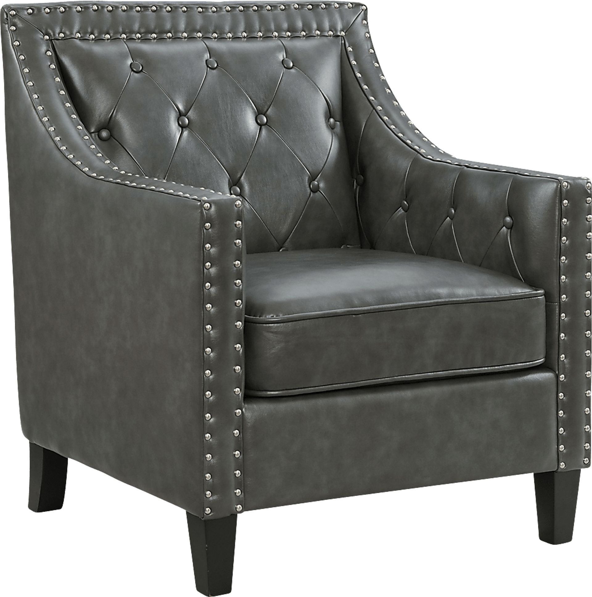 Ginnbrooke Dark Gray Accent Chair - Image 1