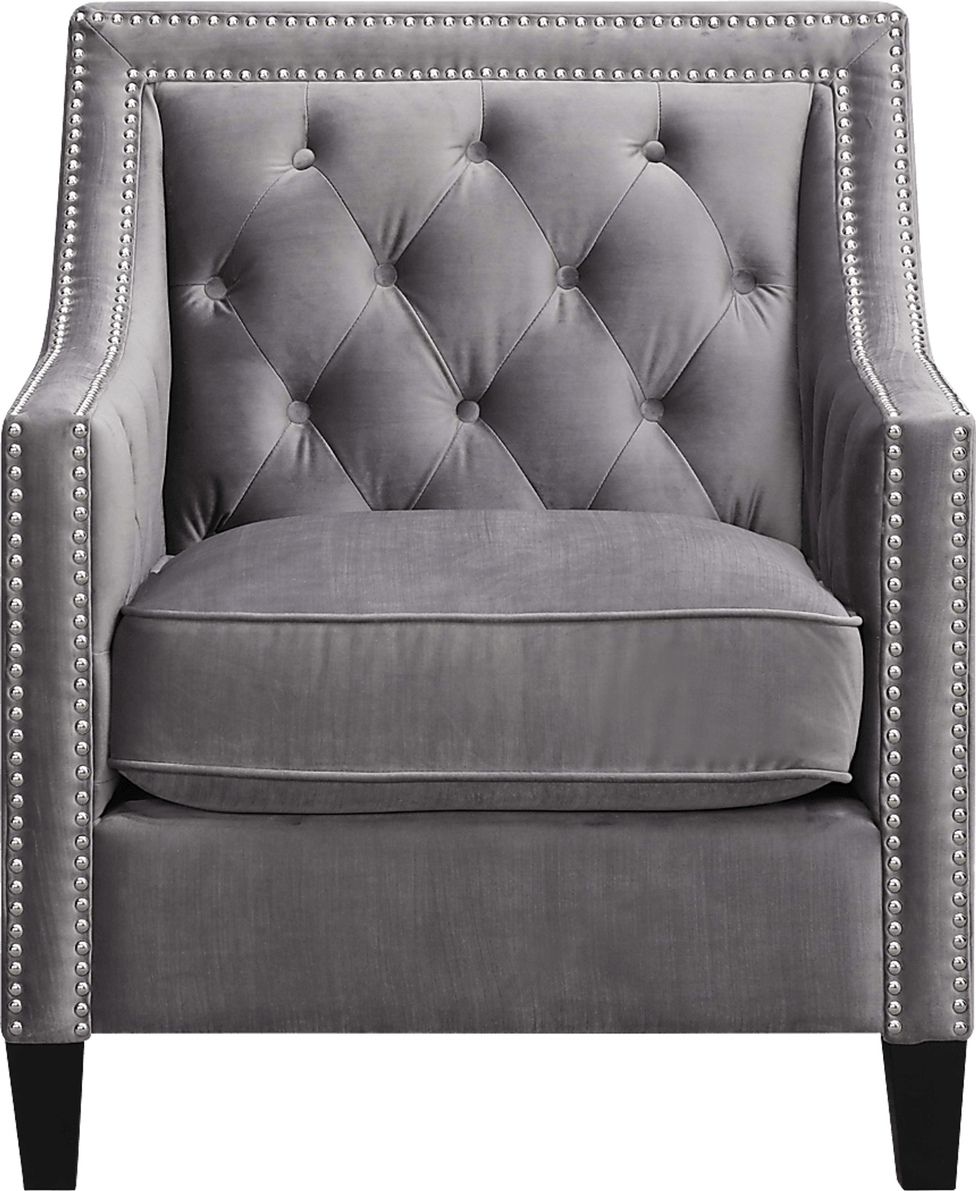 Ginnbrooke Gray Accent Chair - Image 3
