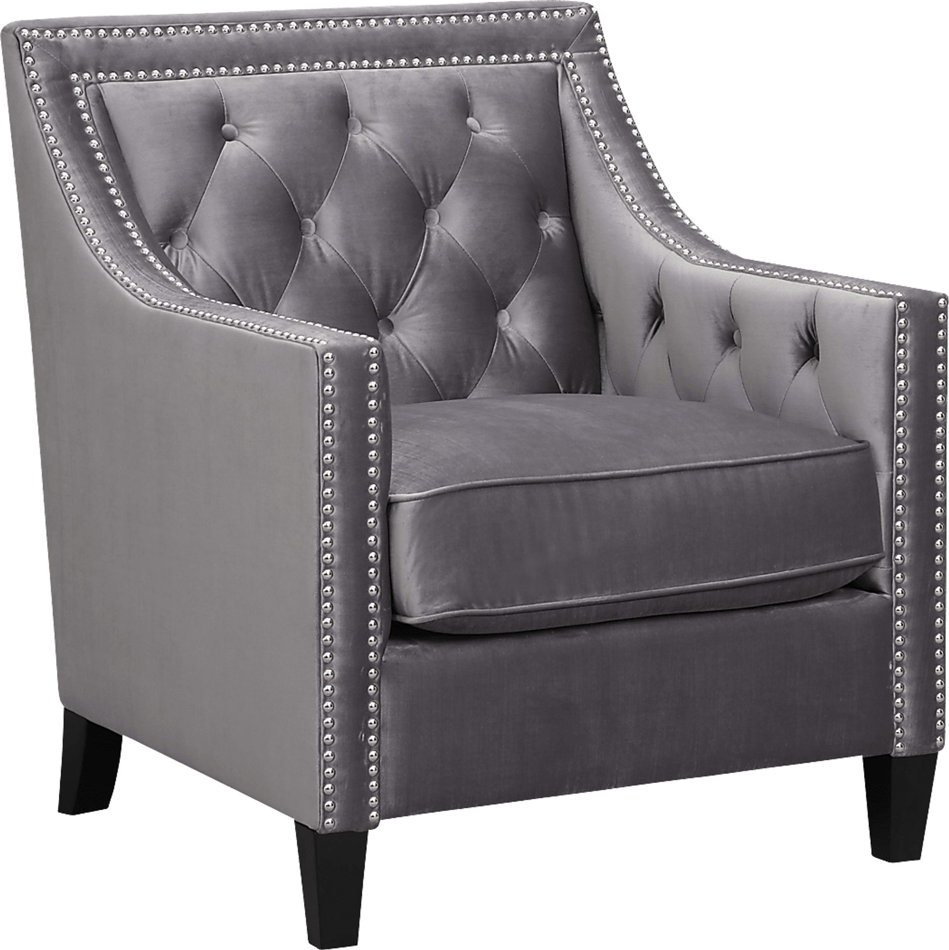 Ginnbrooke Gray Accent Chair - Image 1