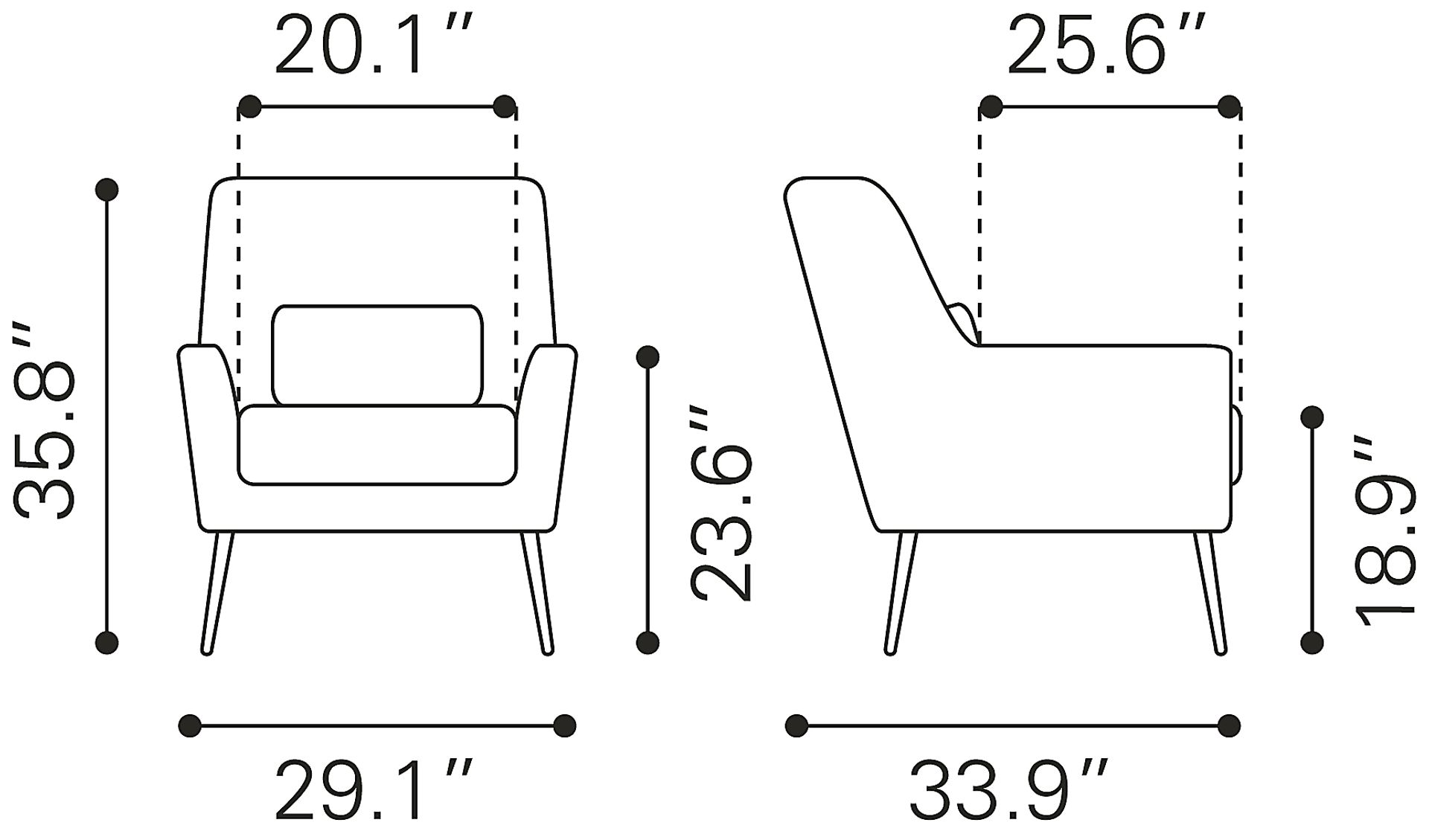Ginpole Brown Accent Chair - Image 10