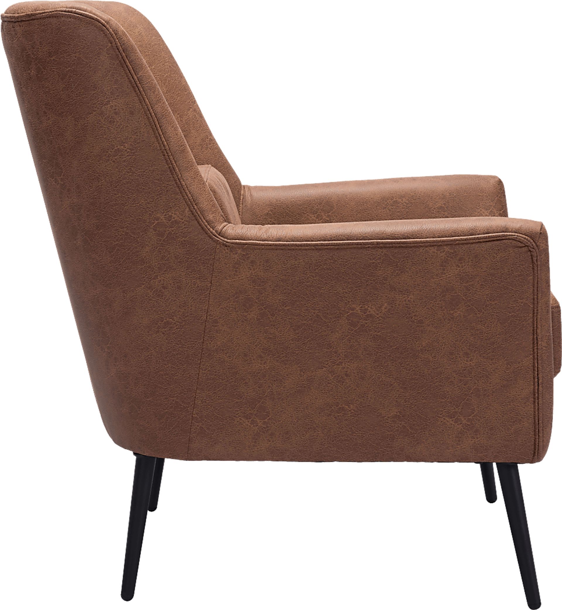 Ginpole Brown Accent Chair - Image 3