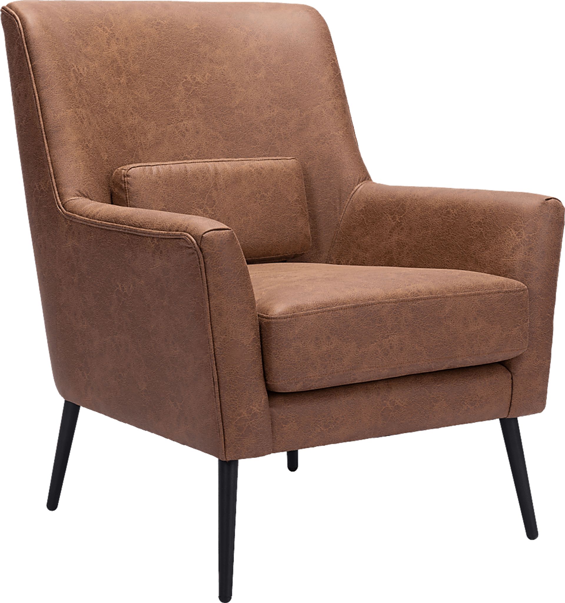 Ginpole Brown Accent Chair - Image 1