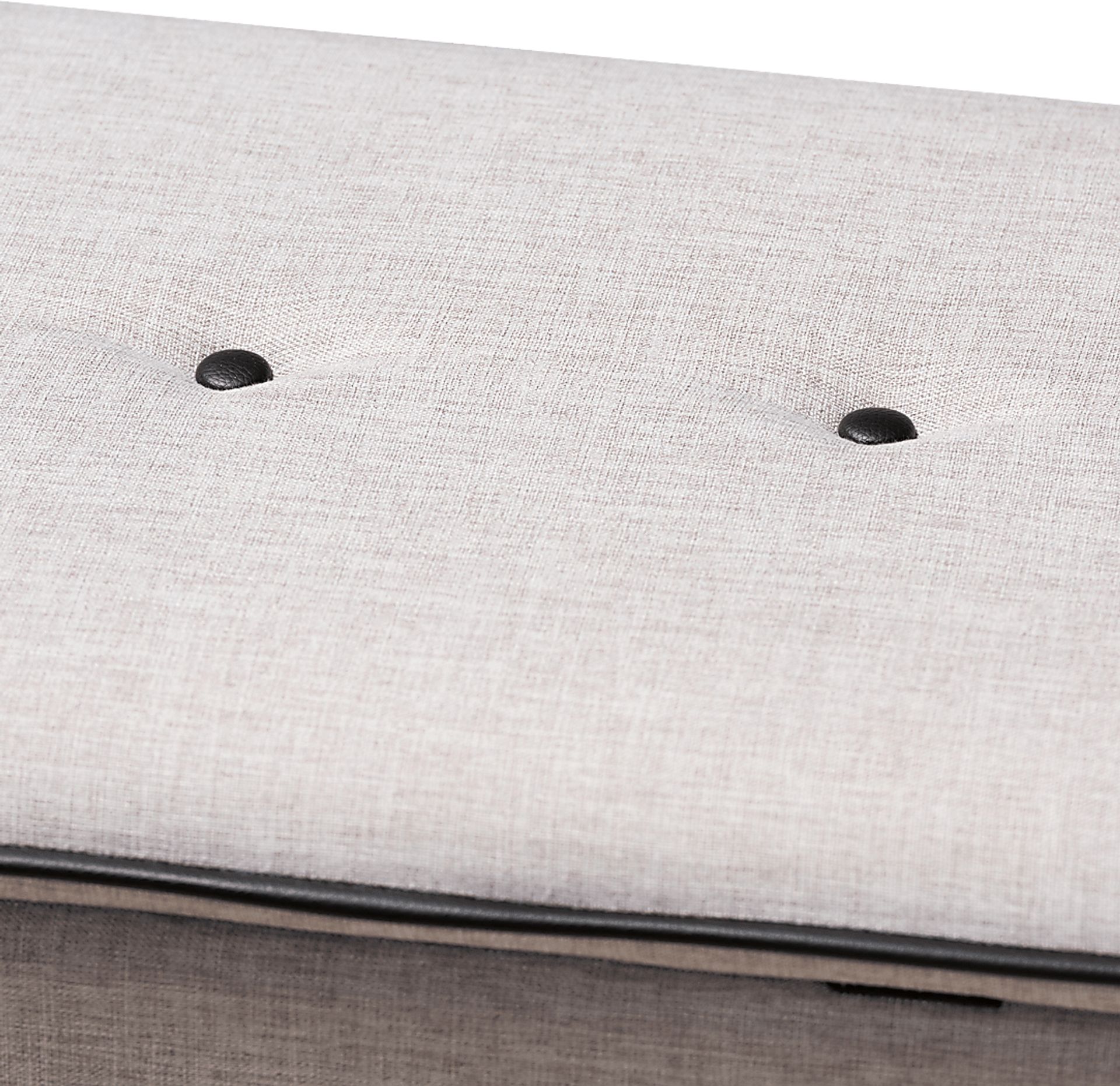 Gioni Gray Storage Ottoman - Image 4
