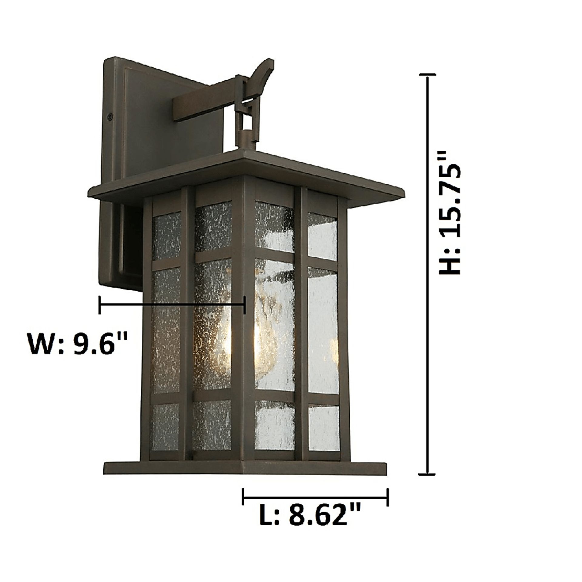 Gippy Hills Bronze Outdoor Sconce - Image 4