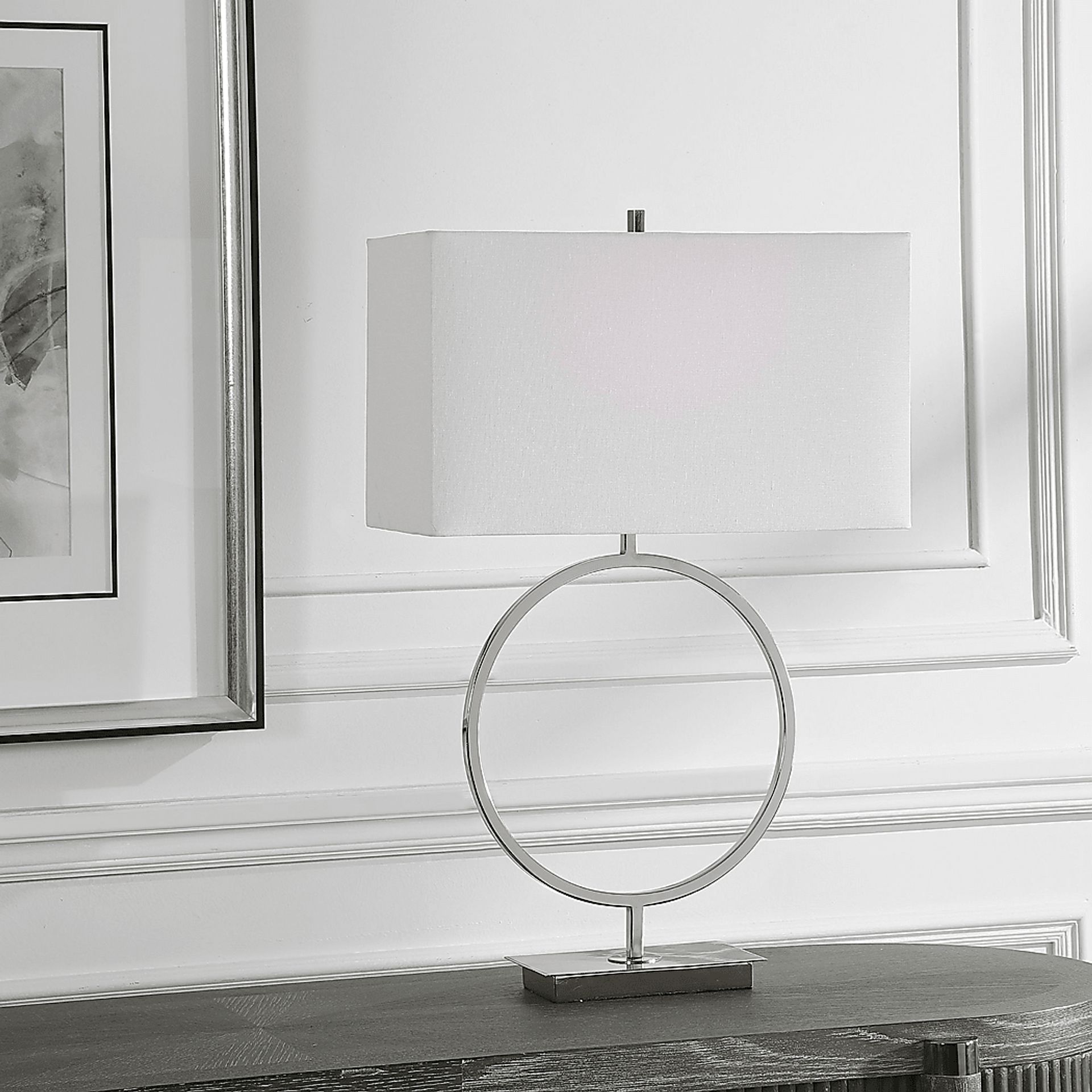 Girard Place Nickel Lamp - Image 4