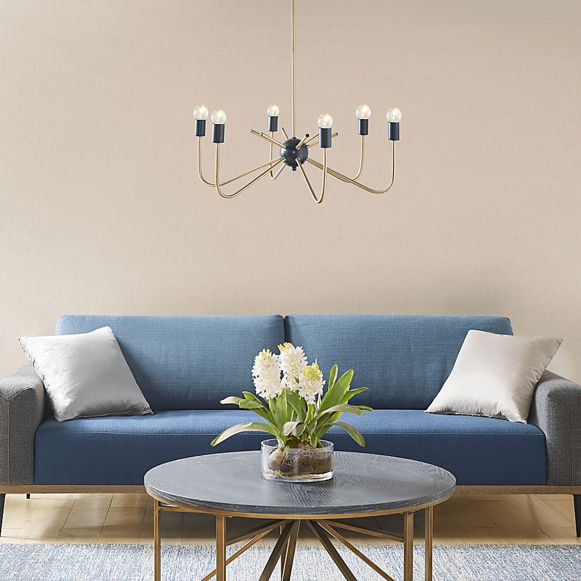 Girardin Boulevard Brass Chandelier - Image 2