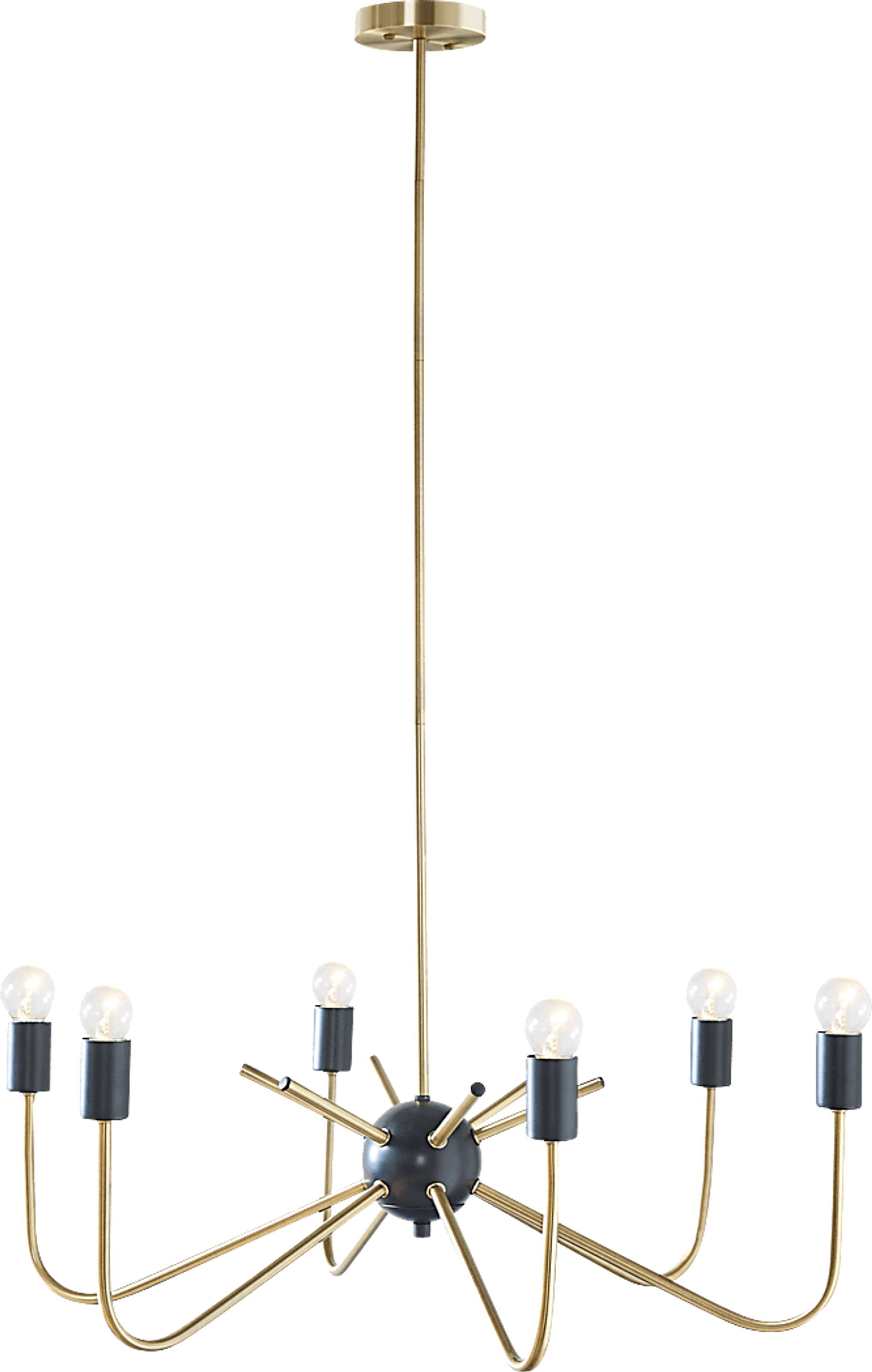 Girardin Boulevard Brass Chandelier - Image 4