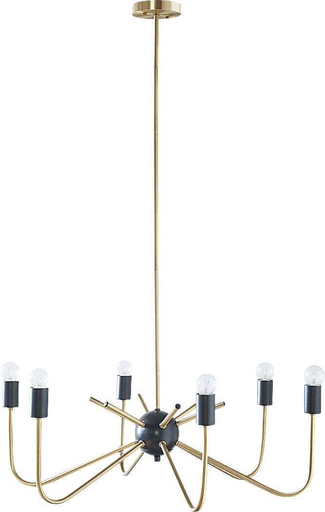 Girardin Boulevard Brass Chandelier