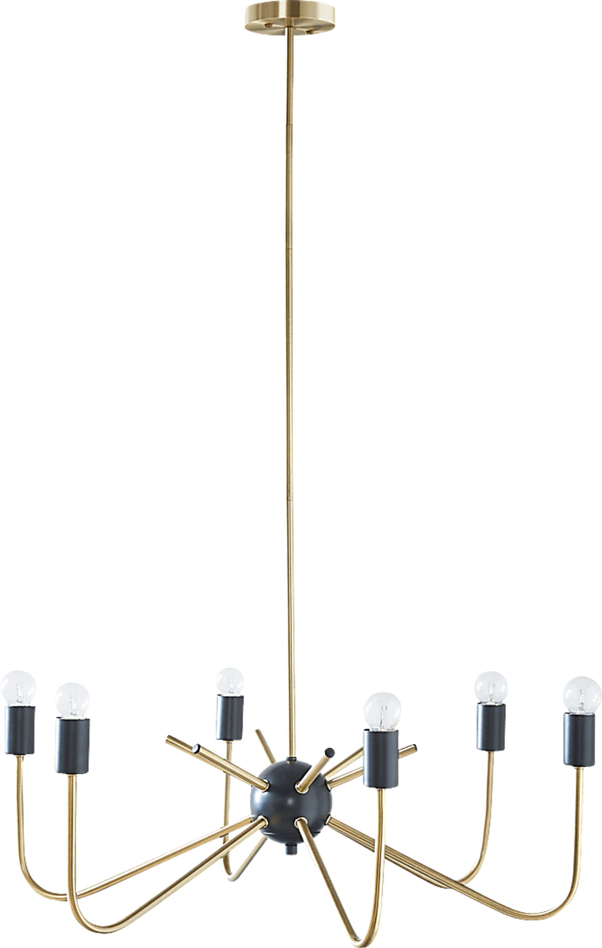 Girardin Boulevard Brass Chandelier - Image 1