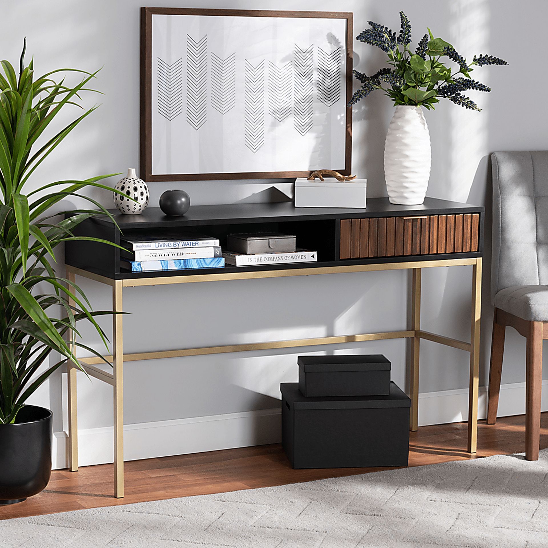 Girod Black Console Table - Image 7