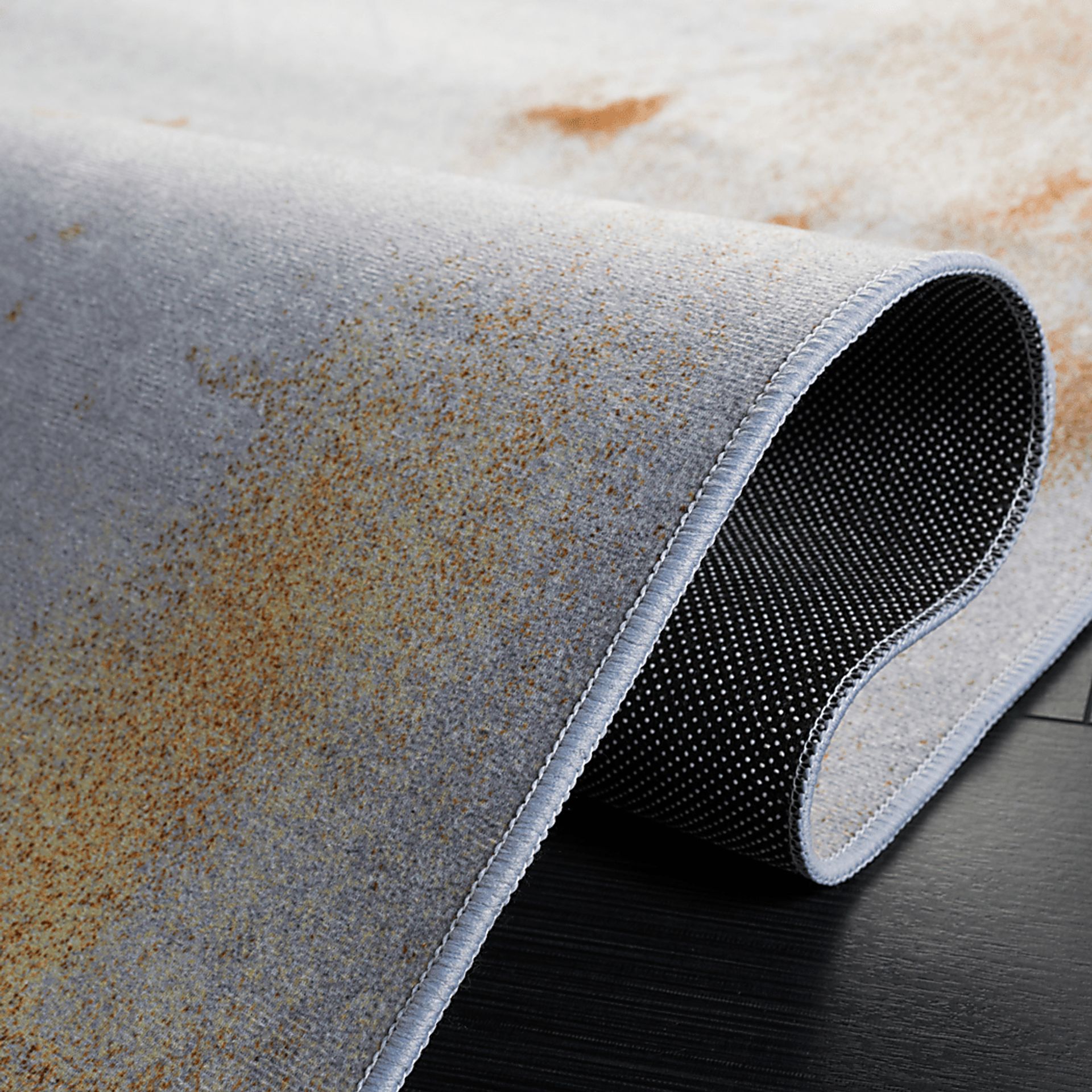 Girovi Gray/Rust 6' x 9' Rug - Image 4