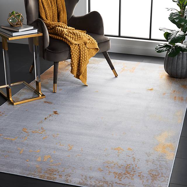 Girovi Gray/Rust 8' x 10' Rug - Thumbnail - Image 2