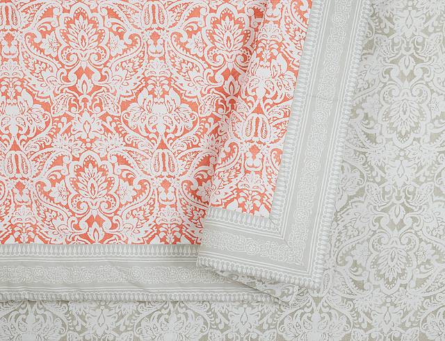 Gisa Orange 3 Pc King Comforter Set - Thumbnail - Image 2