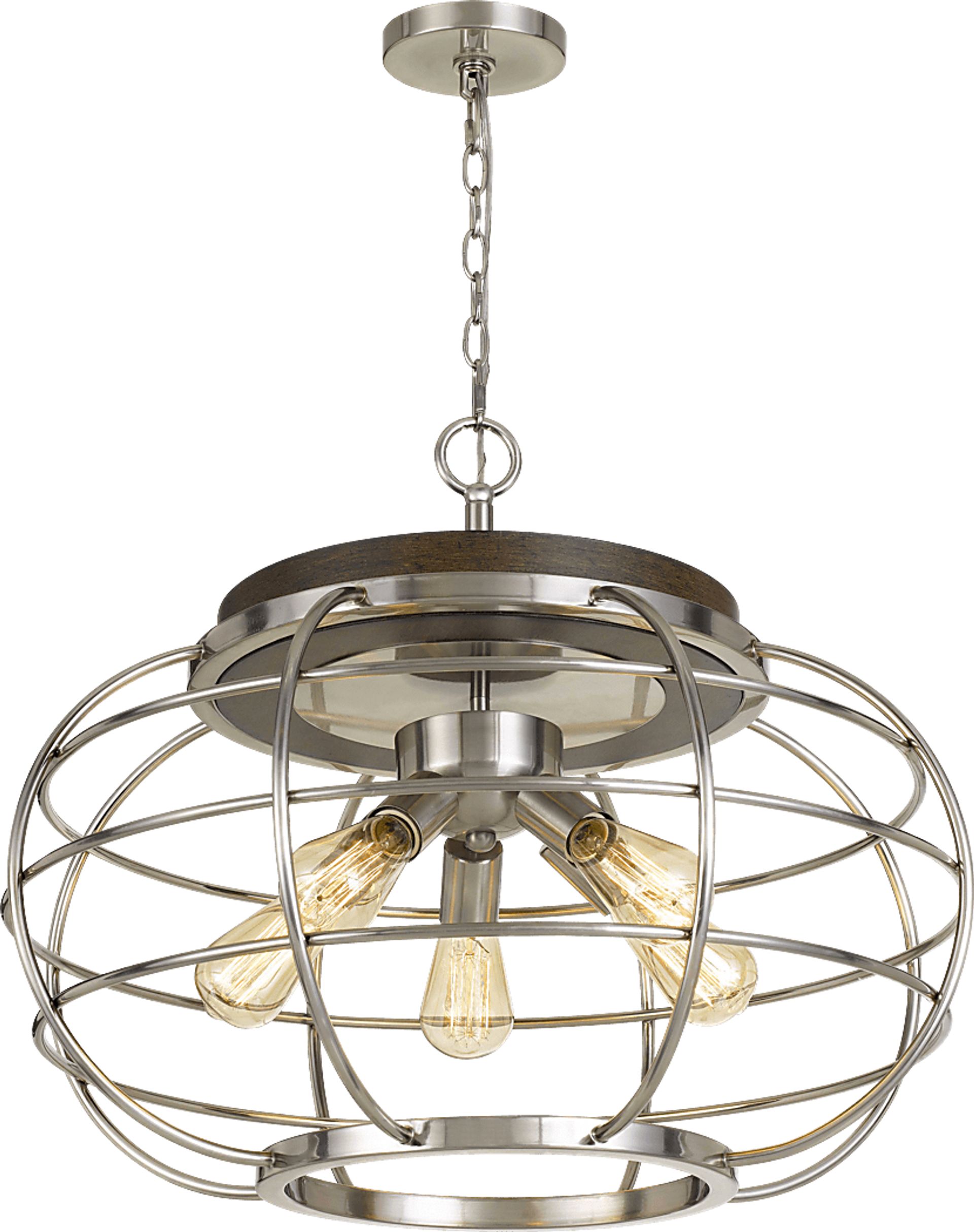 Gisbourne Nickel Chandelier - Image 3
