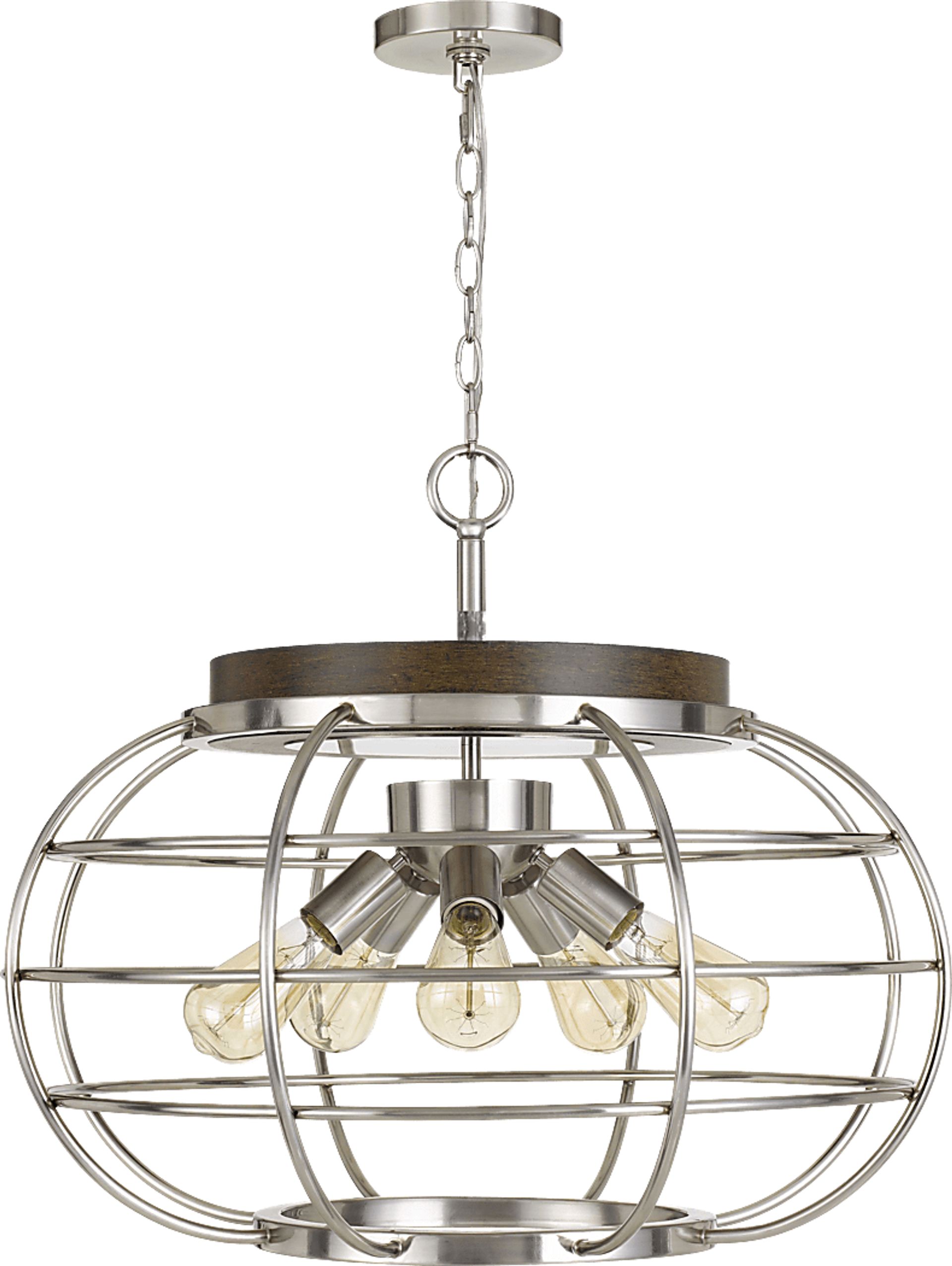 Gisbourne Nickel Chandelier - Image 1