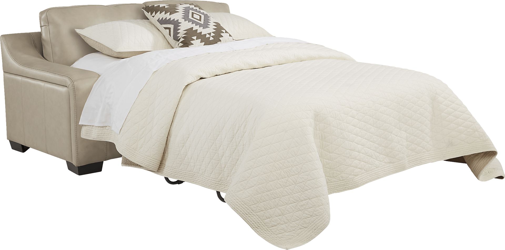 Gisella Taupe Apartment Sofa Sleeper - Image 2