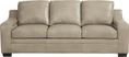 Gisella Taupe Beige Leather Sleeper - Rooms To Go