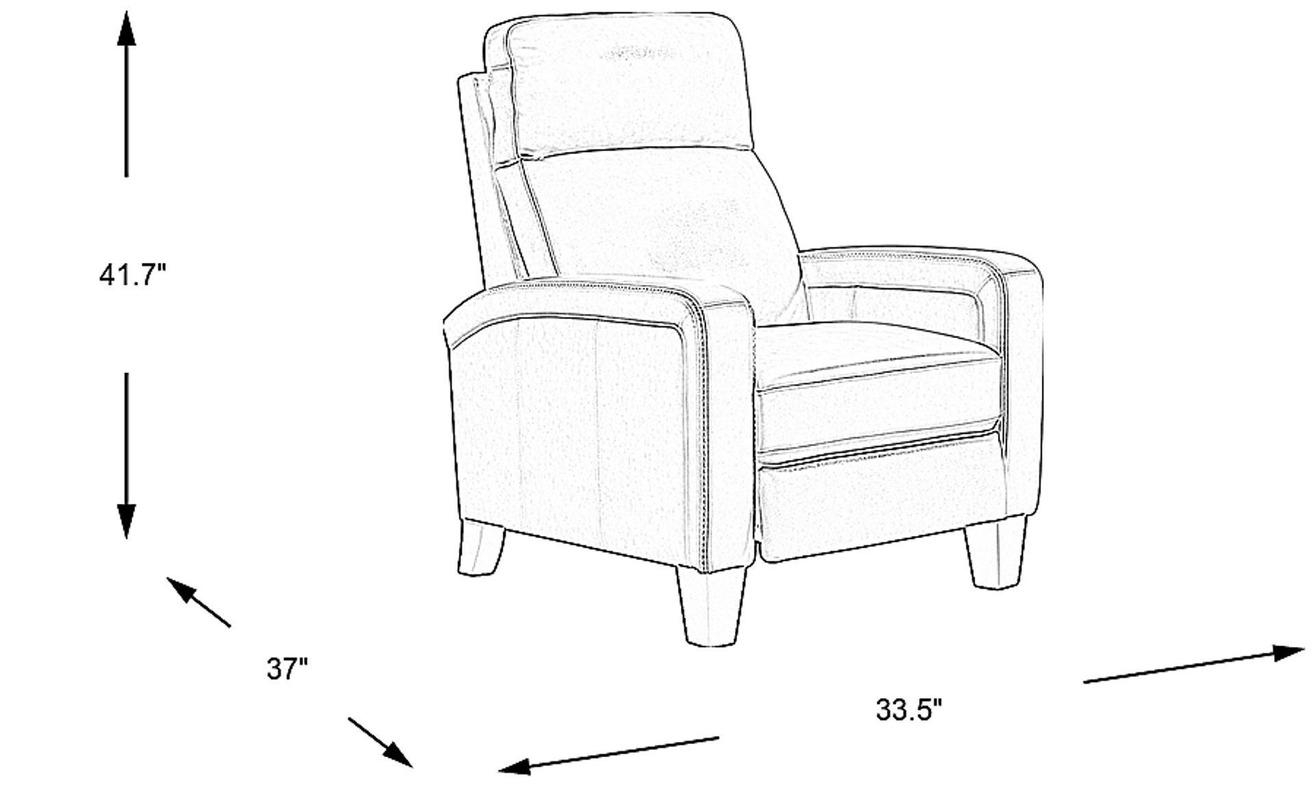 Dimension Image. Please refer to the Dimension Tab on this page for dimension details.