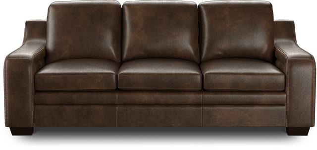 Gisella Brown Leather 5 Pc Living Room - Thumbnail - Image 2