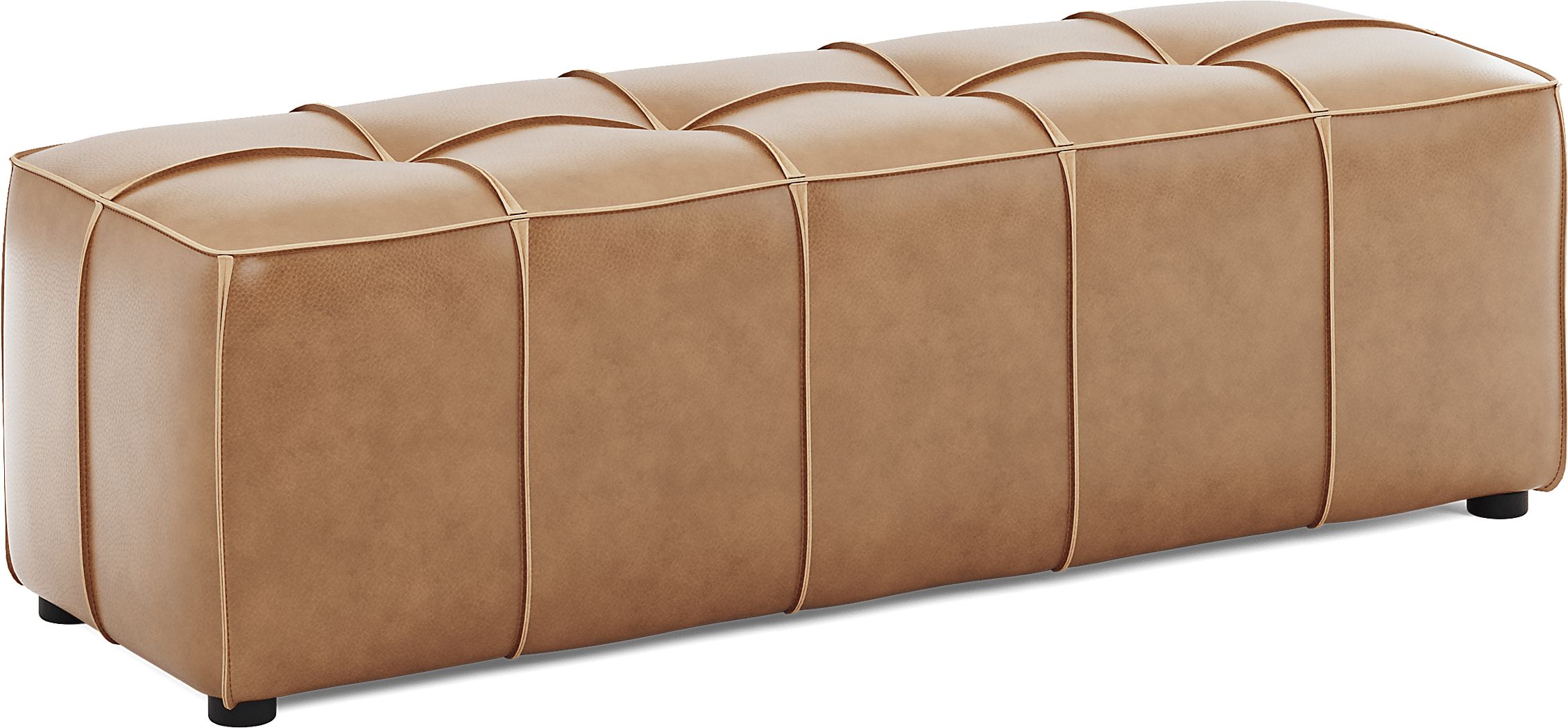 Giselle Leather Bench - Thumbnail 2