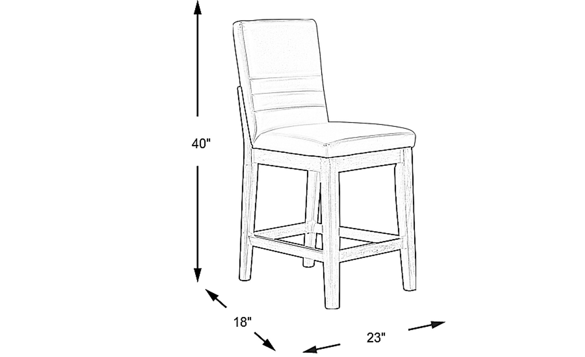 Dimension Image. Please refer to the Dimension Tab on this page for dimension details.