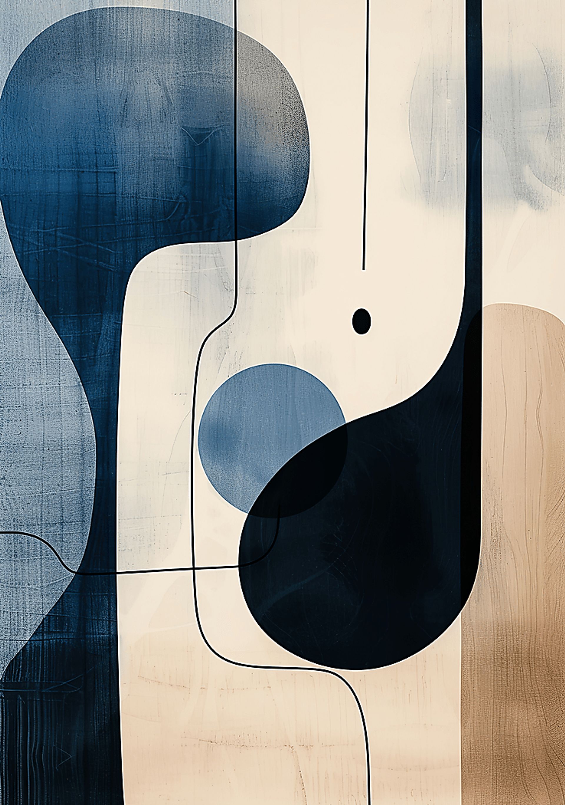 Giunta Blue Artwork - Image 1