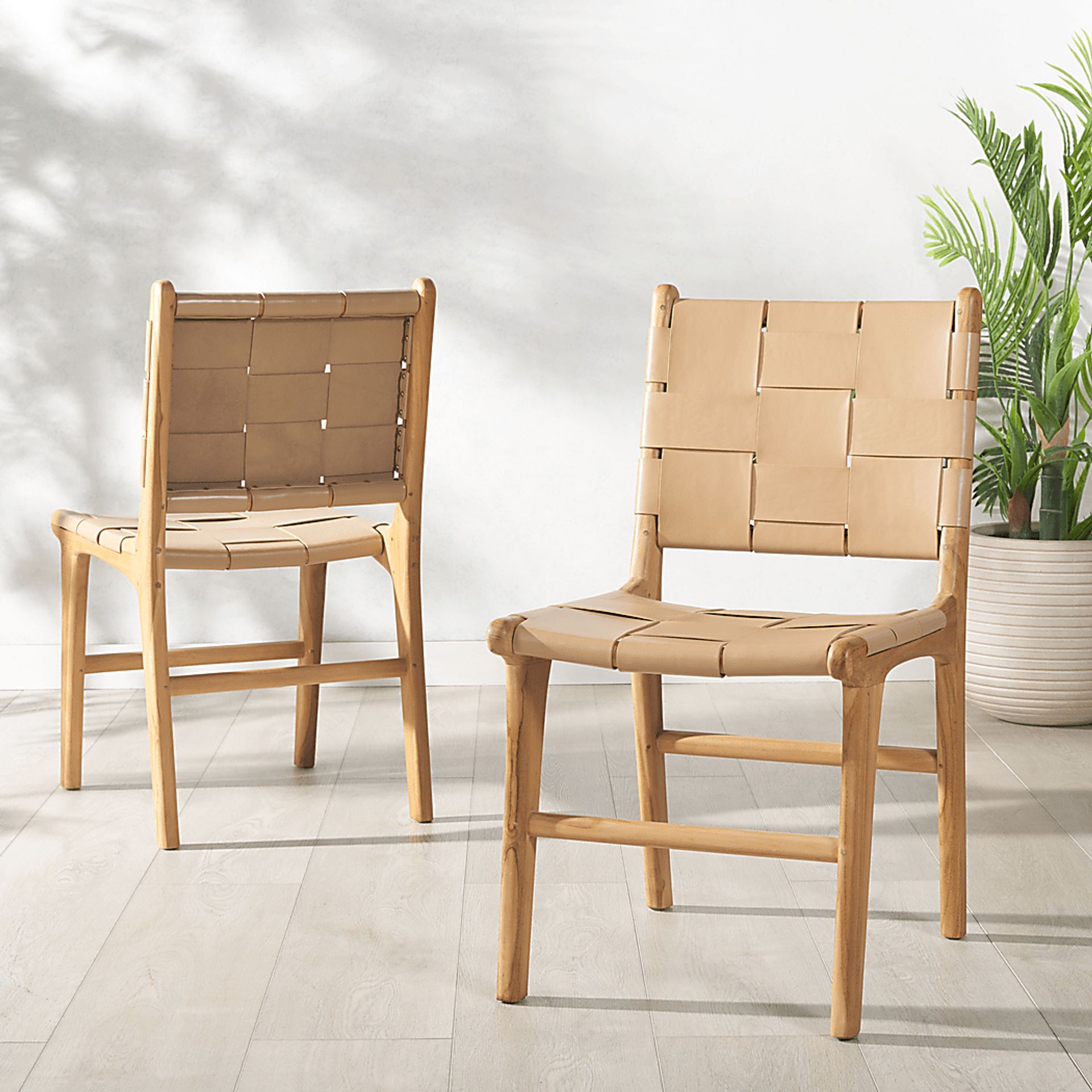 Givernola Tan Side Chairs, Set of 2 - Image 3