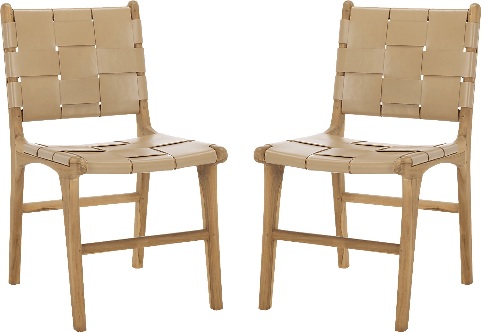Givernola Tan Side Chairs, Set of 2 - Image 1