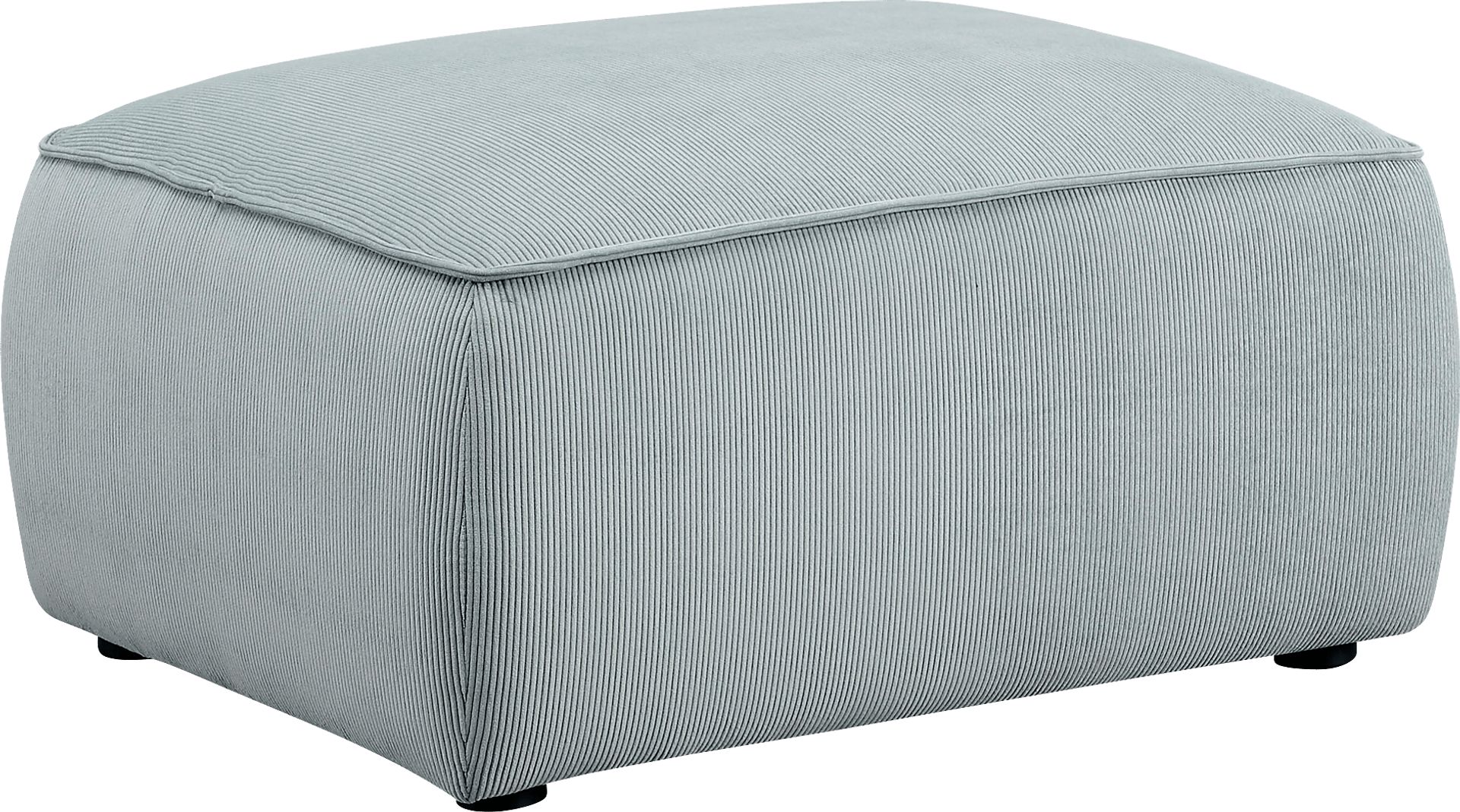 Glaciarts I Light Green Ottoman - Image 1