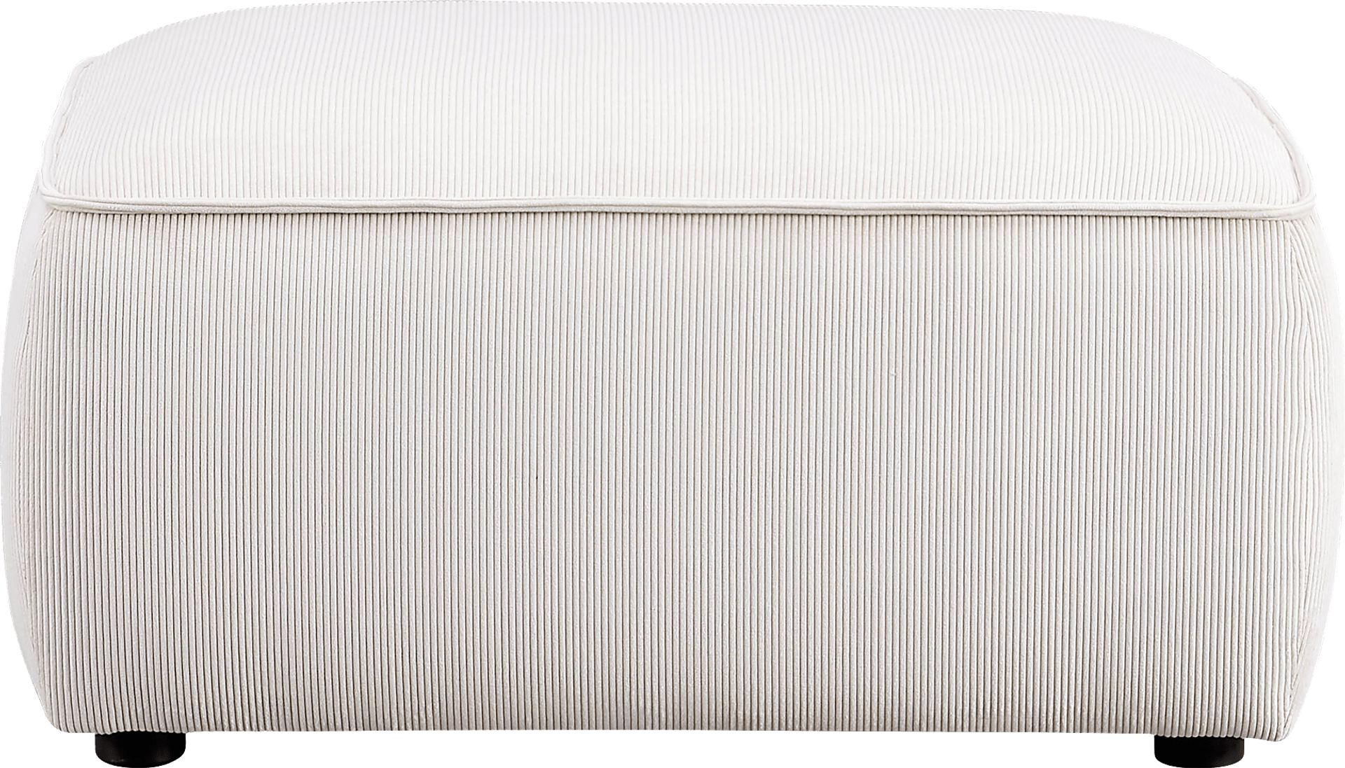 Glaciarts I White Ottoman - Image 3