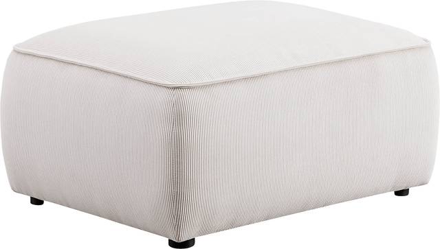 Glaciarts I White Ottoman - Thumbnail - Image 1