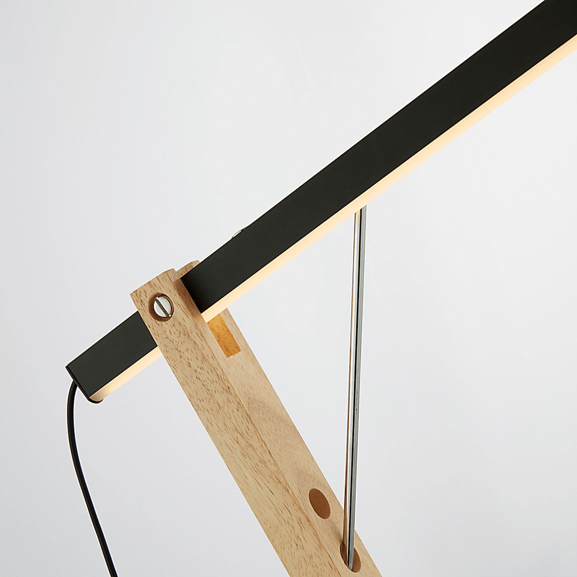 Glacier Cove Wood Floor Lamp - Image 2
