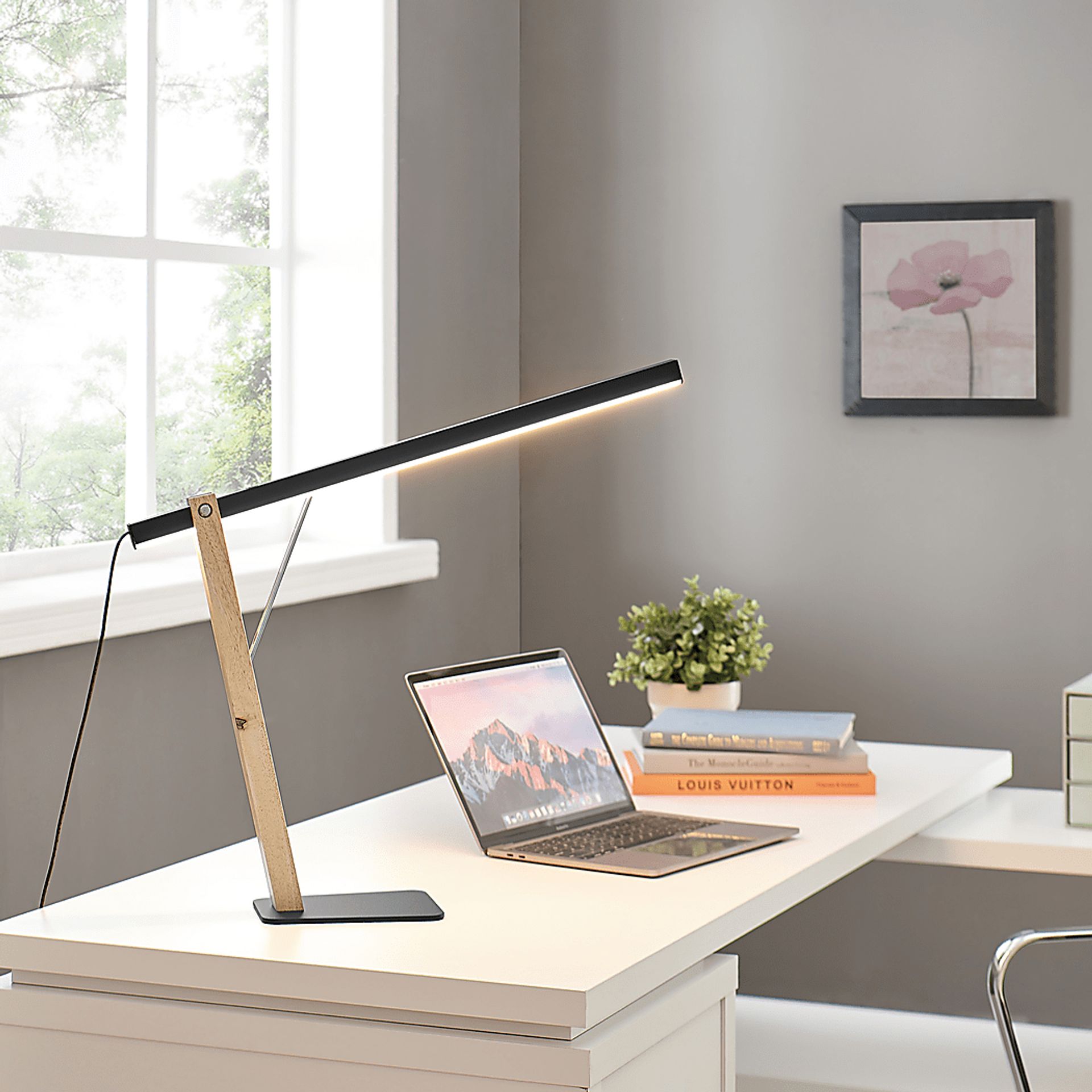 Glacier Cove Wood Table Lamp - Image 3