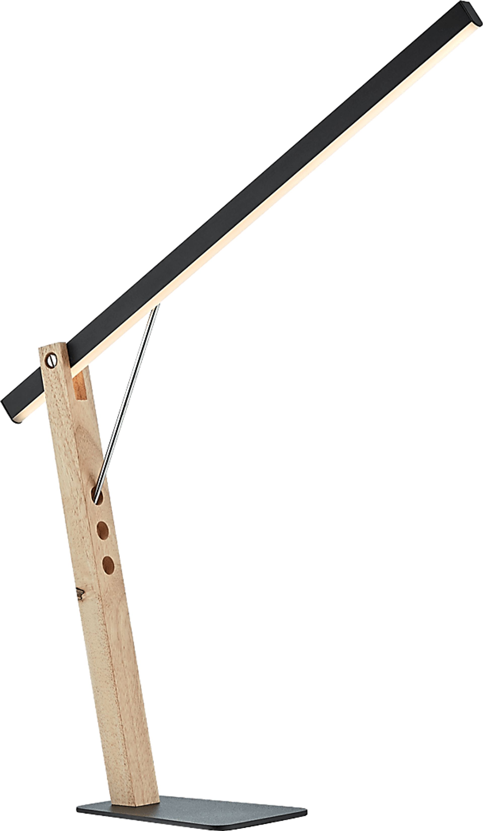 Glacier Cove Wood Table Lamp - Image 1