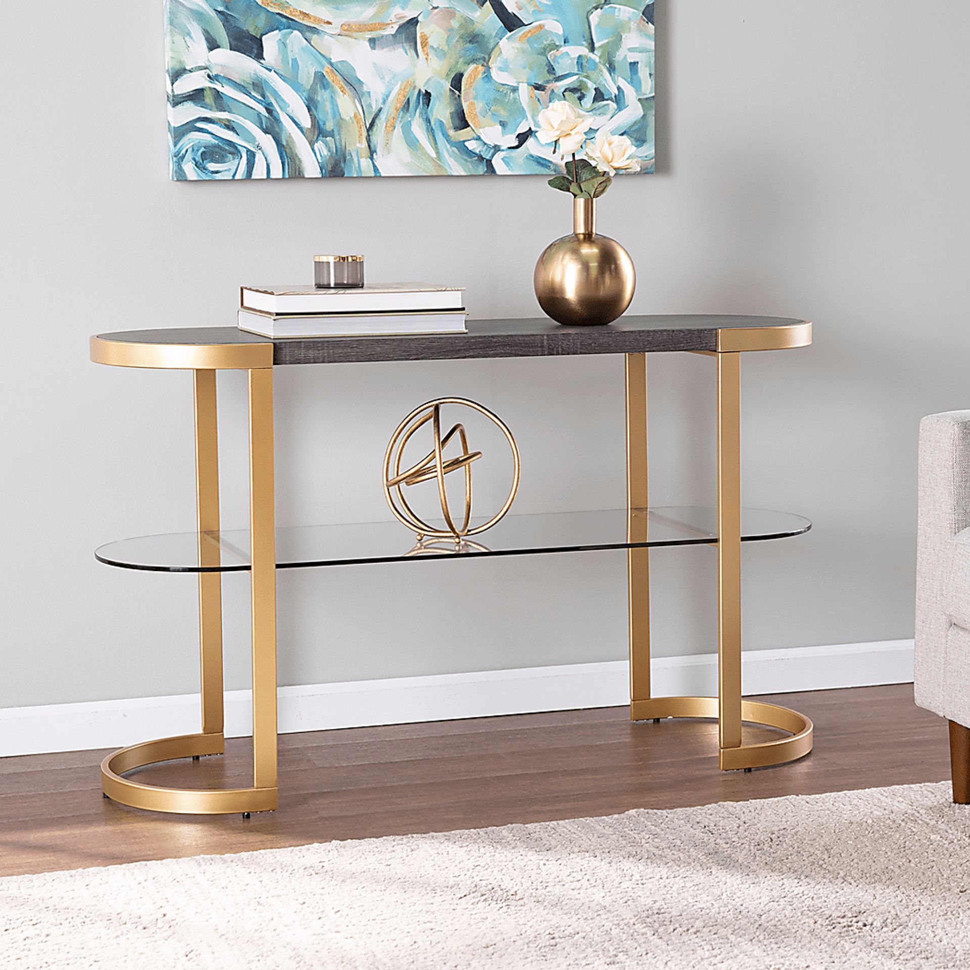 Gladden Gold Console Table - Image 4