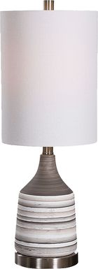 Gladiola Lane Gray Lamp