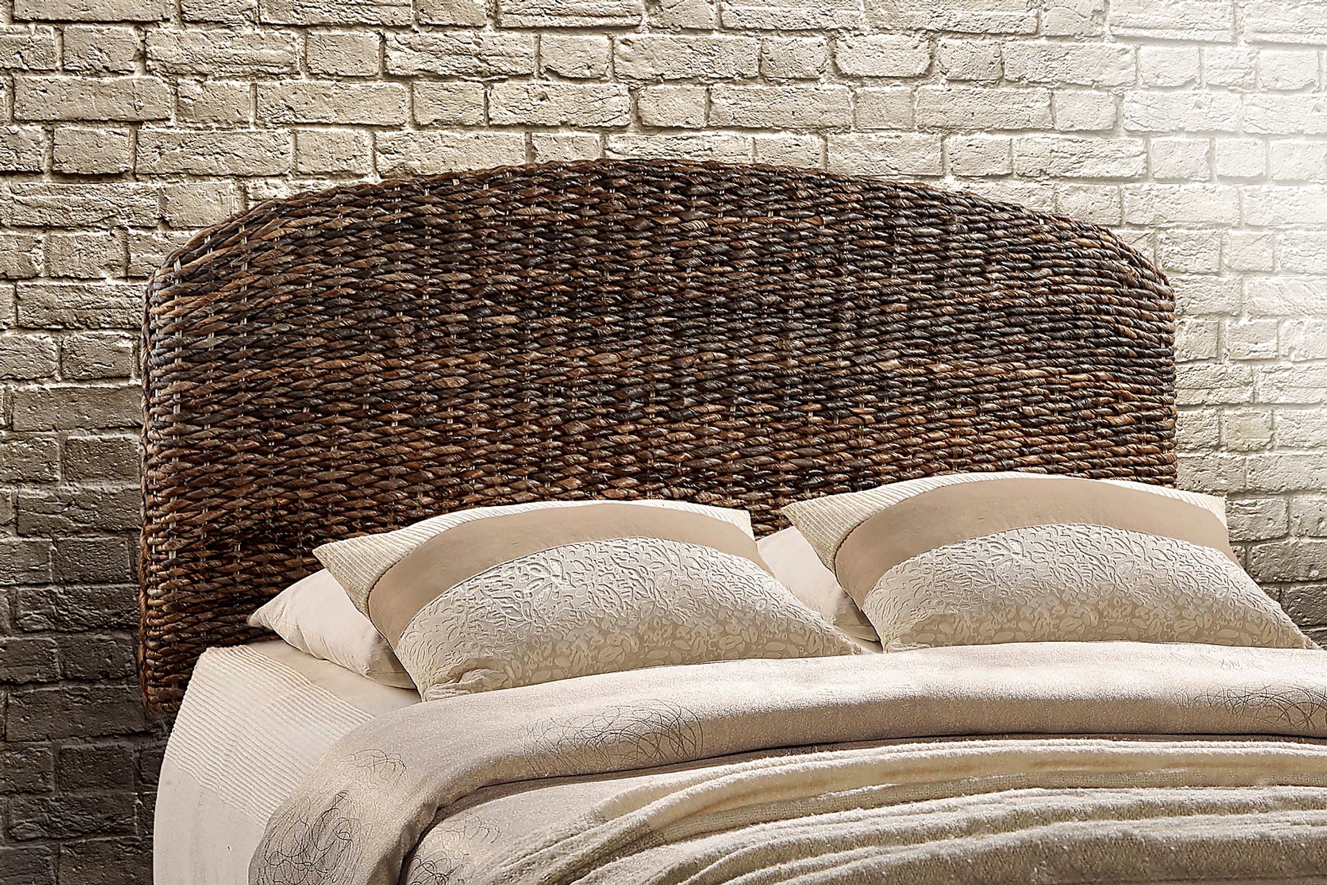 Gladiolus Brown Queen Headboard - Image 2