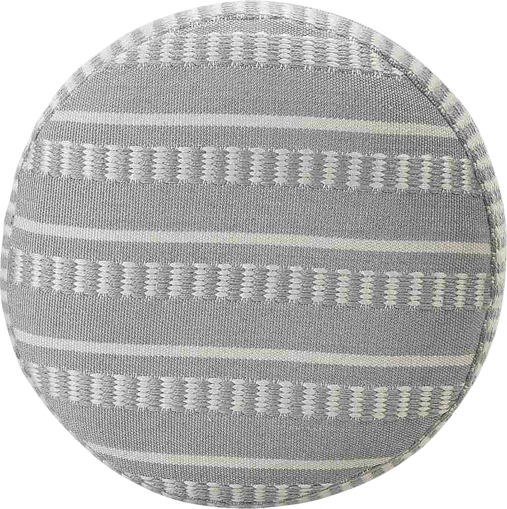 Gladling Blue Indoor/Outdoor Pouf Ottoman - Image 4