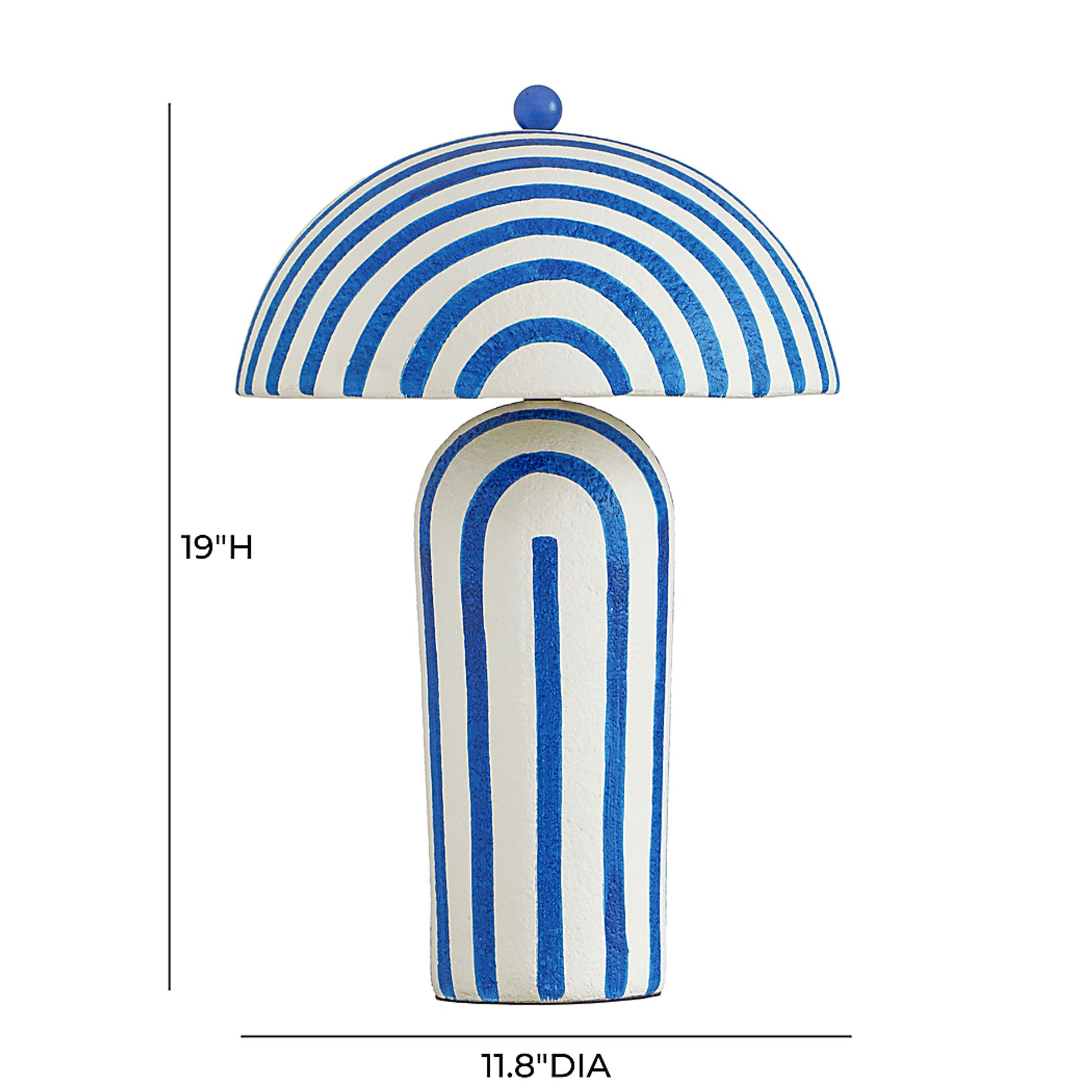 Gladys Lane Blue Lamp - Image 5