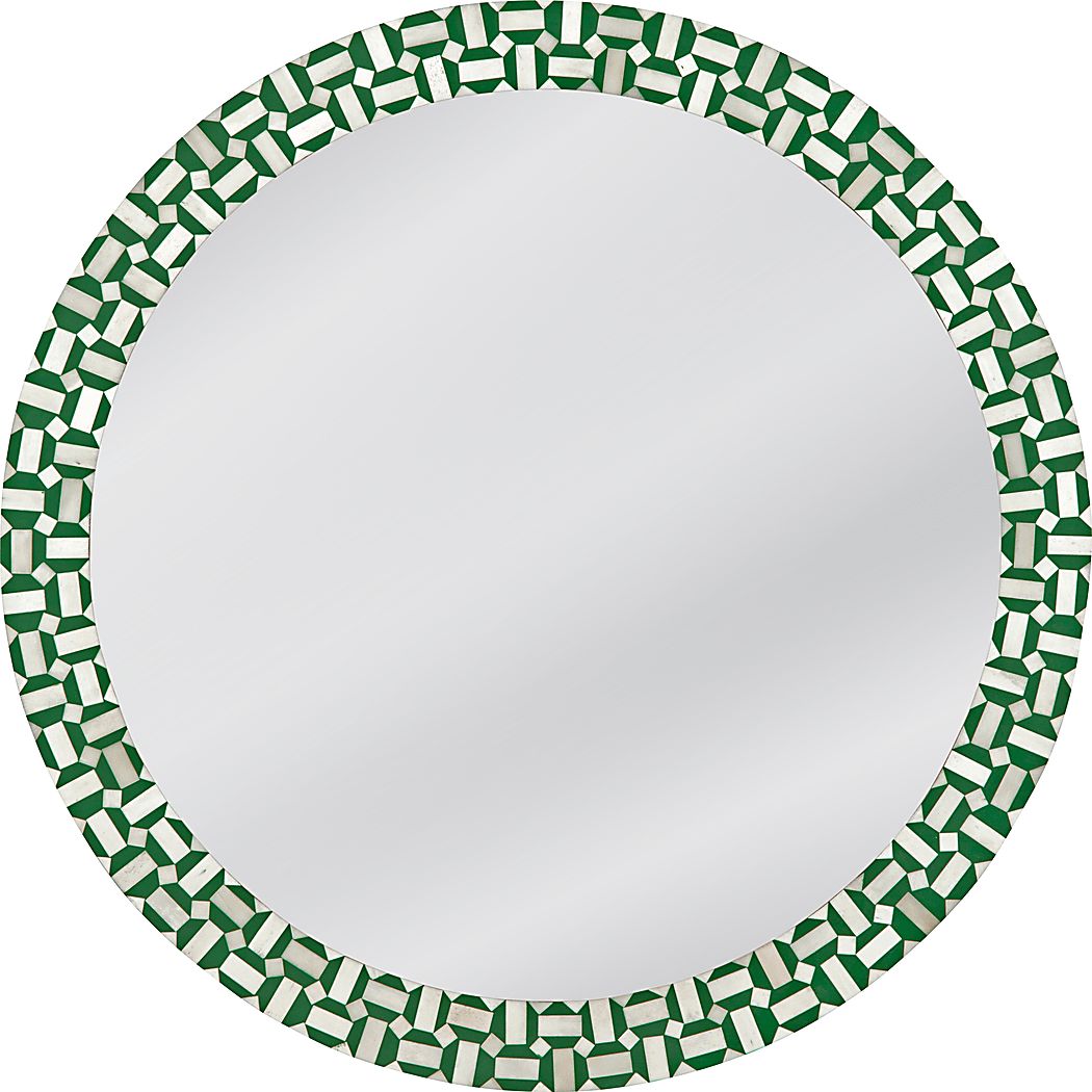 Glaizewood Green Mirror