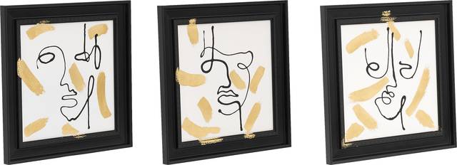 Glanlake White Artwork Set of 3 - Thumbnail - Image 5