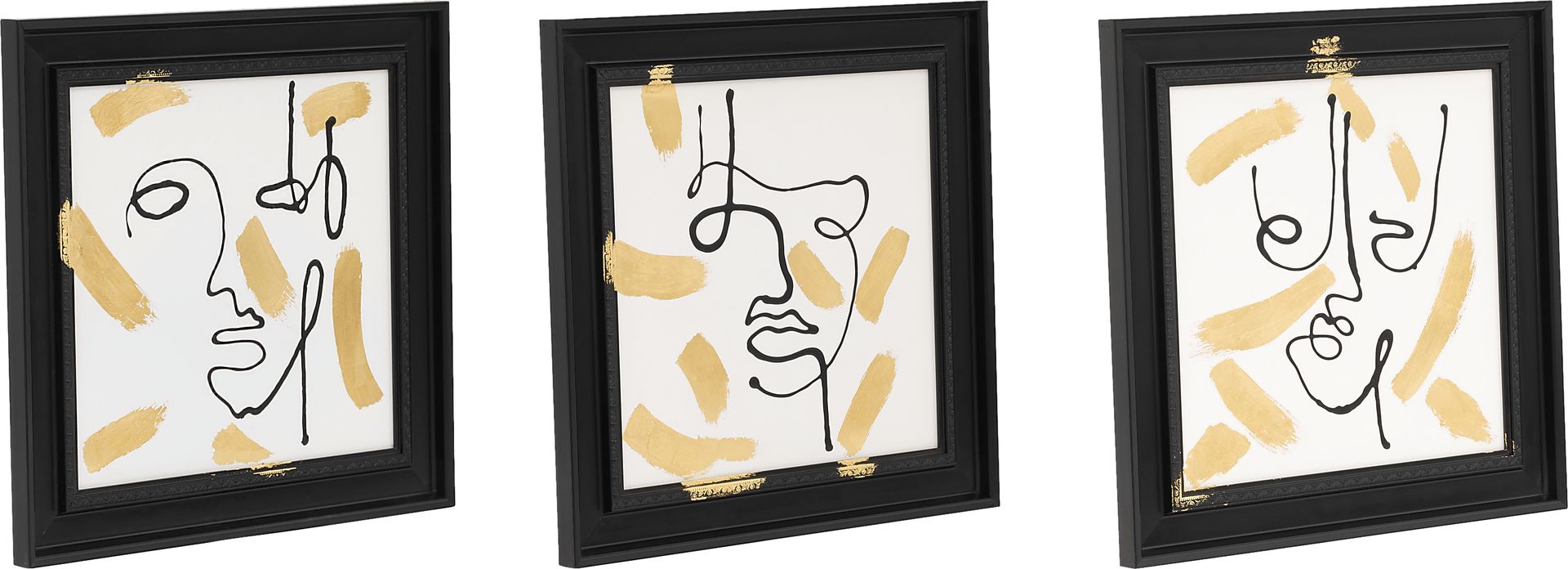 Glanlake White Artwork Set of 3 - Image 5