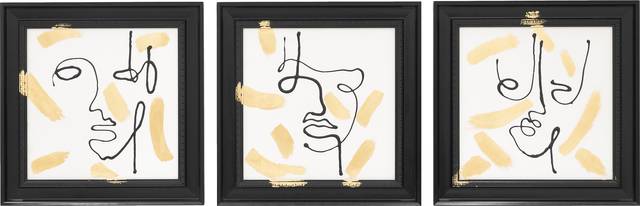 Glanlake White Artwork Set of 3 - Thumbnail - Image 1