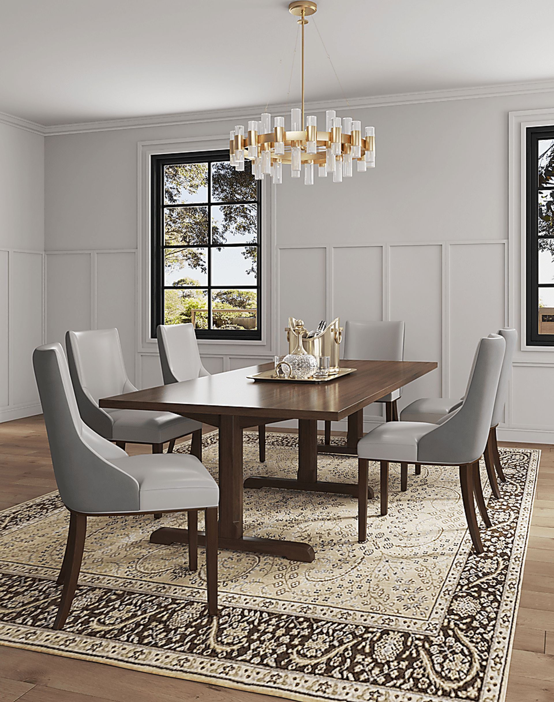 Glaspey Light Gray Dining Chair, Set of 2 - Image 2