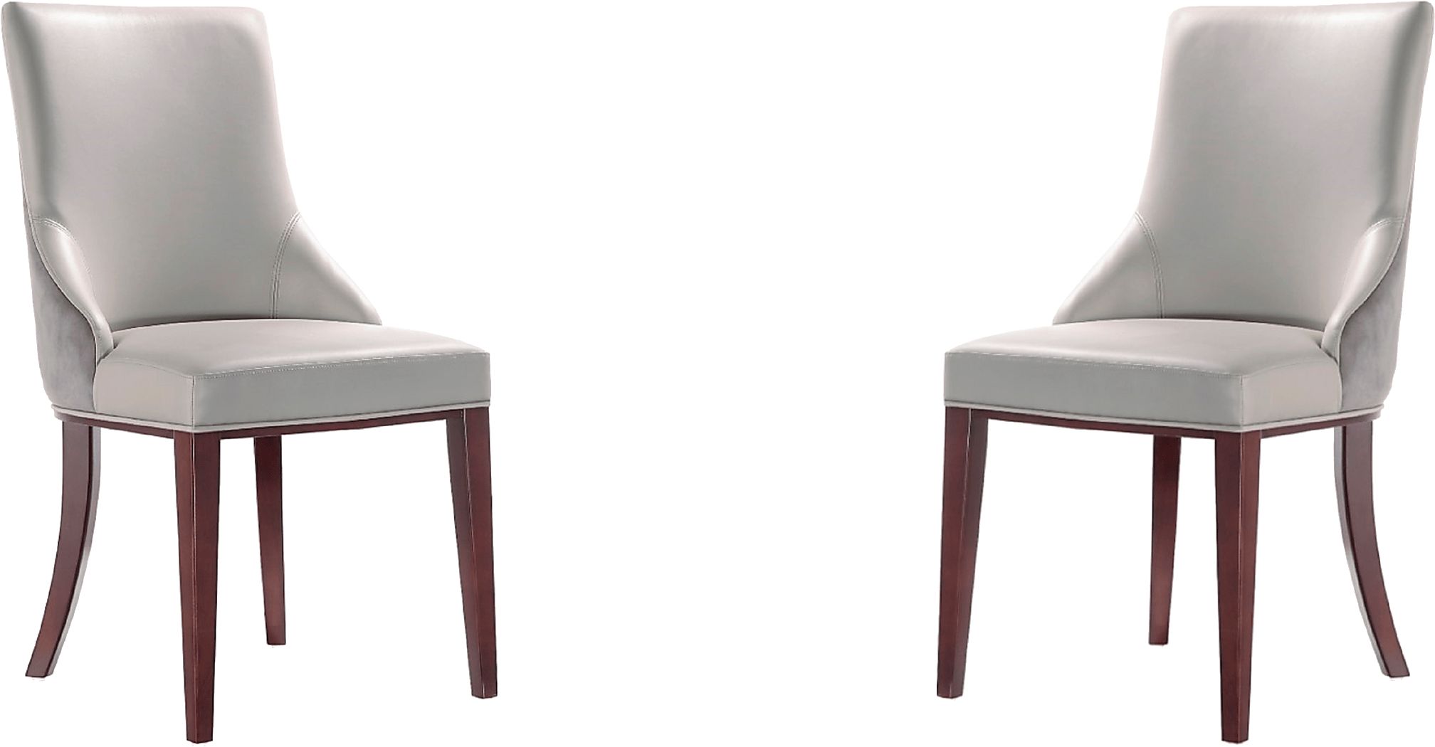 Glaspey Light Gray Dining Chair, Set of 2