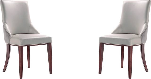 Glaspey Light Gray Dining Chair, Set of 2 - Thumbnail - Image 1