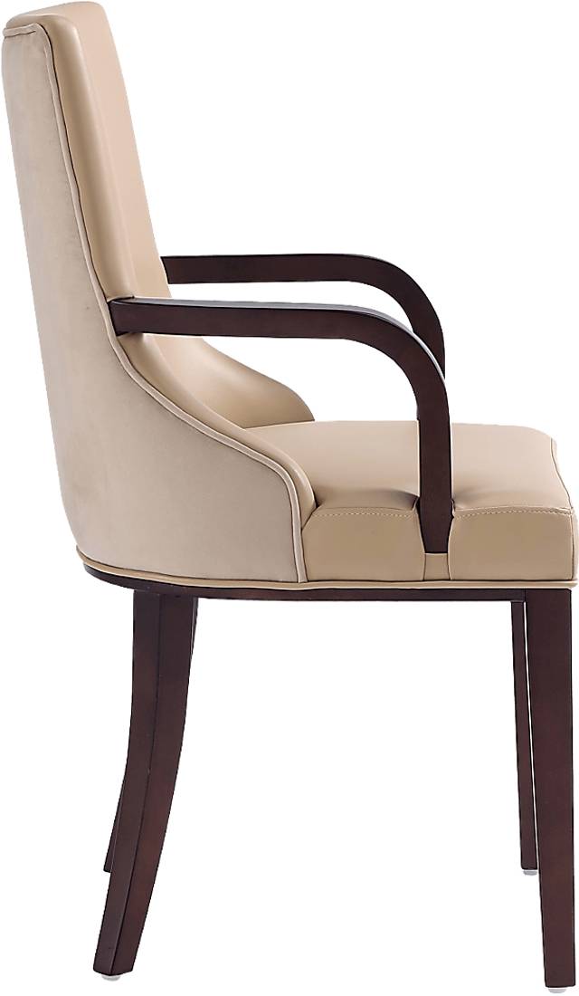 Glaspey Tan Arm Chair - Thumbnail - Image 4