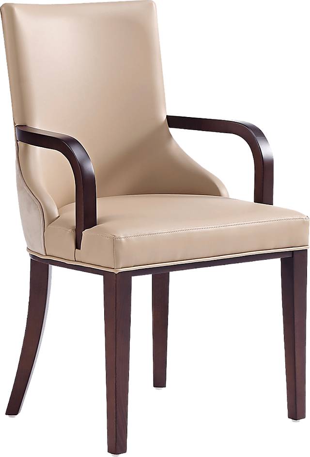 Glaspey Tan Arm Chair - Thumbnail - Image 1